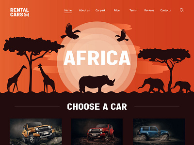 LP first screen Africa africa design graphic design illustration safari vector