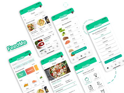 Cooking mobile app UX/UI Design