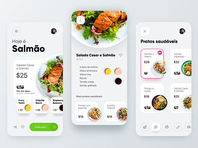 Are you hungry? app card colors food food app interface mobile ui ux