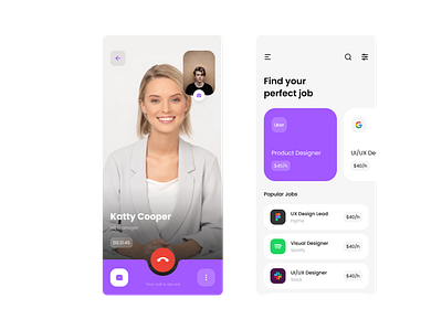 Job finding App UI adobexd branding business design dribble figma graphic design illustration interview job logo ui uidesign uiux uiuxdesign userinterface ux