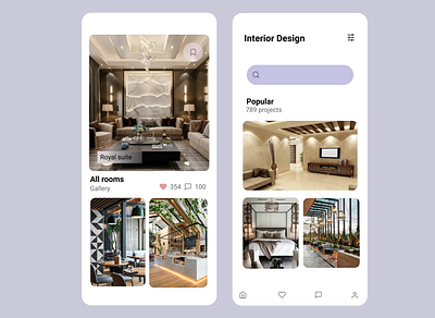 Interior deisgn app UI adobexd app branding business design dribble figma graphic design home suite illustration interior interior designs logo pinterest ui uidesign uiux user interface ux uxdesign