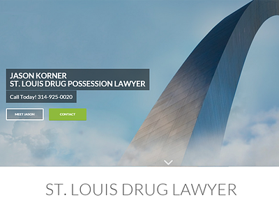 St. Louis Drug Possession Lawyer web design web development wordpress