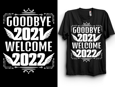 New Year T-Shirt branding custom tshirt design illustration new year t shirt typography vector