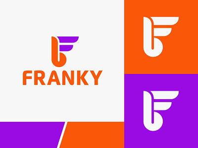 Franky Logo (F Letter) branding business logo chat gpt company logo design developers f logo fiverr freelancer graphic design logo logo designer marketing nft professional logo saas software startup tech logo upwork