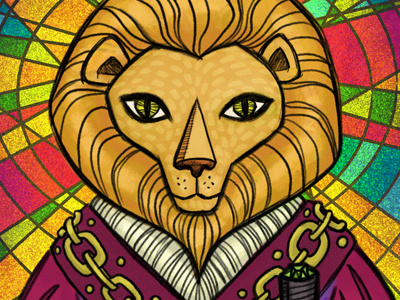 The Emperor Tarot Card animal emperor lion purple royal royalty tarot tarot card