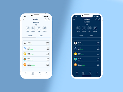 Atomic Wallet App Redesign uxui web3design