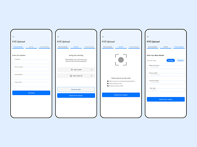 KYC Flow For New Users Of A Fintech product