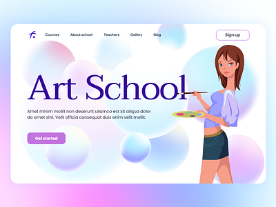 Art School - Home page