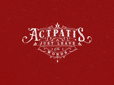 ACTPATIS Project brand branding decorative high details lettering logo type typography