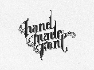 Handmadefont calligraphy classic classy details hand lettering high details lettering typography vector victorian vintage