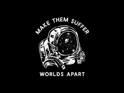 MAKE THEM SUFFER - Worlds Apart I apparel art artwork bandmerch brand graphic metal metalcore pop punk recordlabel surfapparel vibe