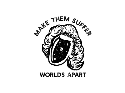 MAKE THEM SUFFER - Worlds Apart II apparel art artwork bandmerch brand graphic metal metalcore pop punk recordlabel surfapparel vibe