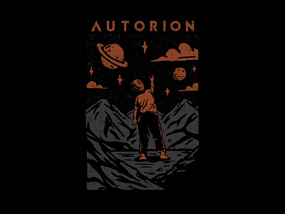 Autorion - Kejarlah band graphic design illustration merch metalcore music pop punk