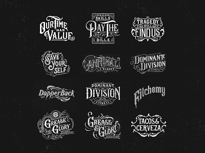 Sketches 2018 - 2019 badge black and white brand branding calligraphy design details hand lettering high details lettering logo typography vintage