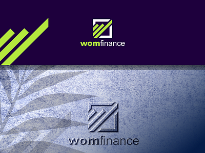 Wom Finance Logo app branding design finance finance logo letter a letter f logo logos psd vector