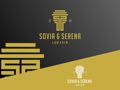 SOVIA AND SERENA LAW FRIM brand bulding finance graphic design identity initial logo logoawesome logobadge logogram id logoinspiration logos logotipo logotypes