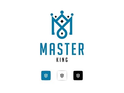 MASTER KING brand branding bulding design graphic design identity illustration letter a logo logos logotipo logotypes psd ui ux vector