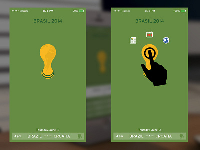 World Cup App Menu