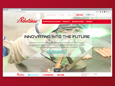 Robertshaw / Uni-Line manufacturing responsive robertshaw uni line video website