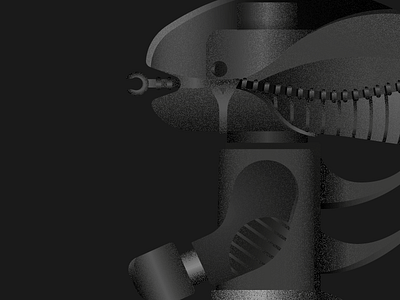 Xenomorph Detail alien black character lego movie toy xenomorph