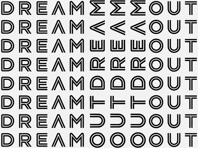 Outdream logo pattern future logo logotype music patter system