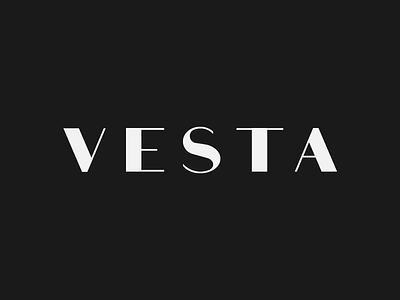 Vesta carpentry logo minimal wood