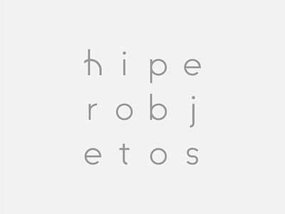 hiperobjetos branding clean craft furniture japan logo minimalism