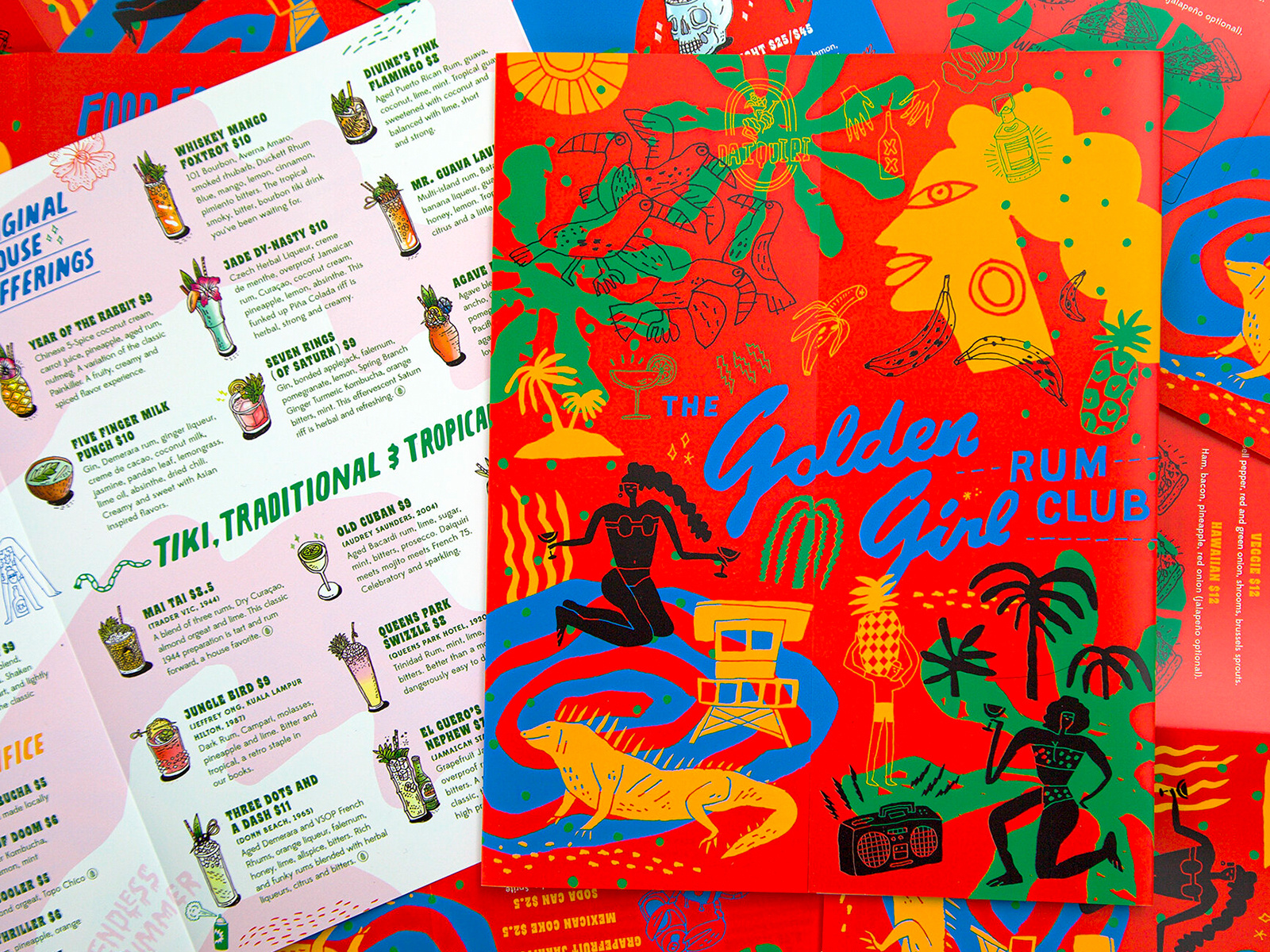 Golden Girl Rum Club by Frank Norton on Dribbble