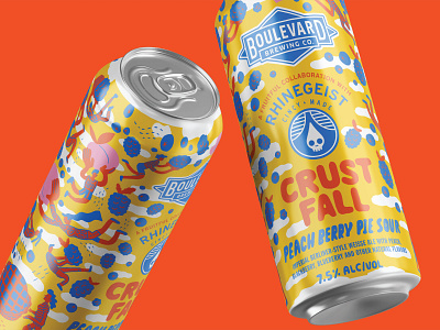 Crust Fall Packaging beer graphic design illustration packaging