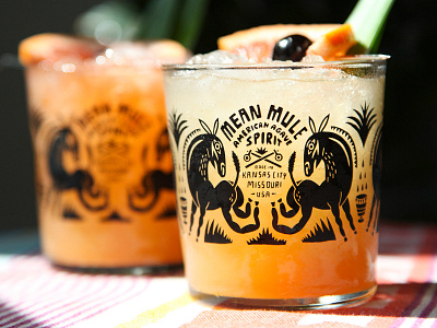 Mean Mule Glassware