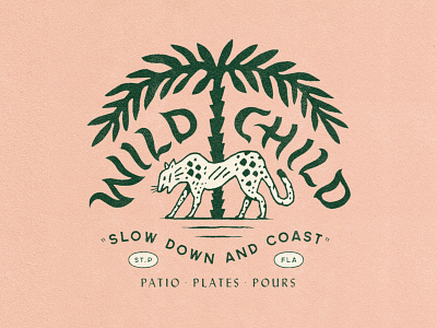 Wild Child Logo bar branding graphic design illustration logo