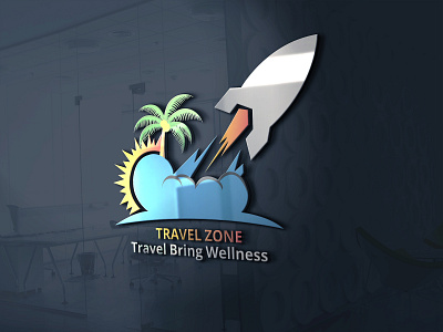 Travel logo branding design flat logo graphics de graphics design logo logo design minimal logo modern logo professional logo travel logo