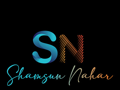 SN logo branding graphic design logo logo design modern logo unique logo