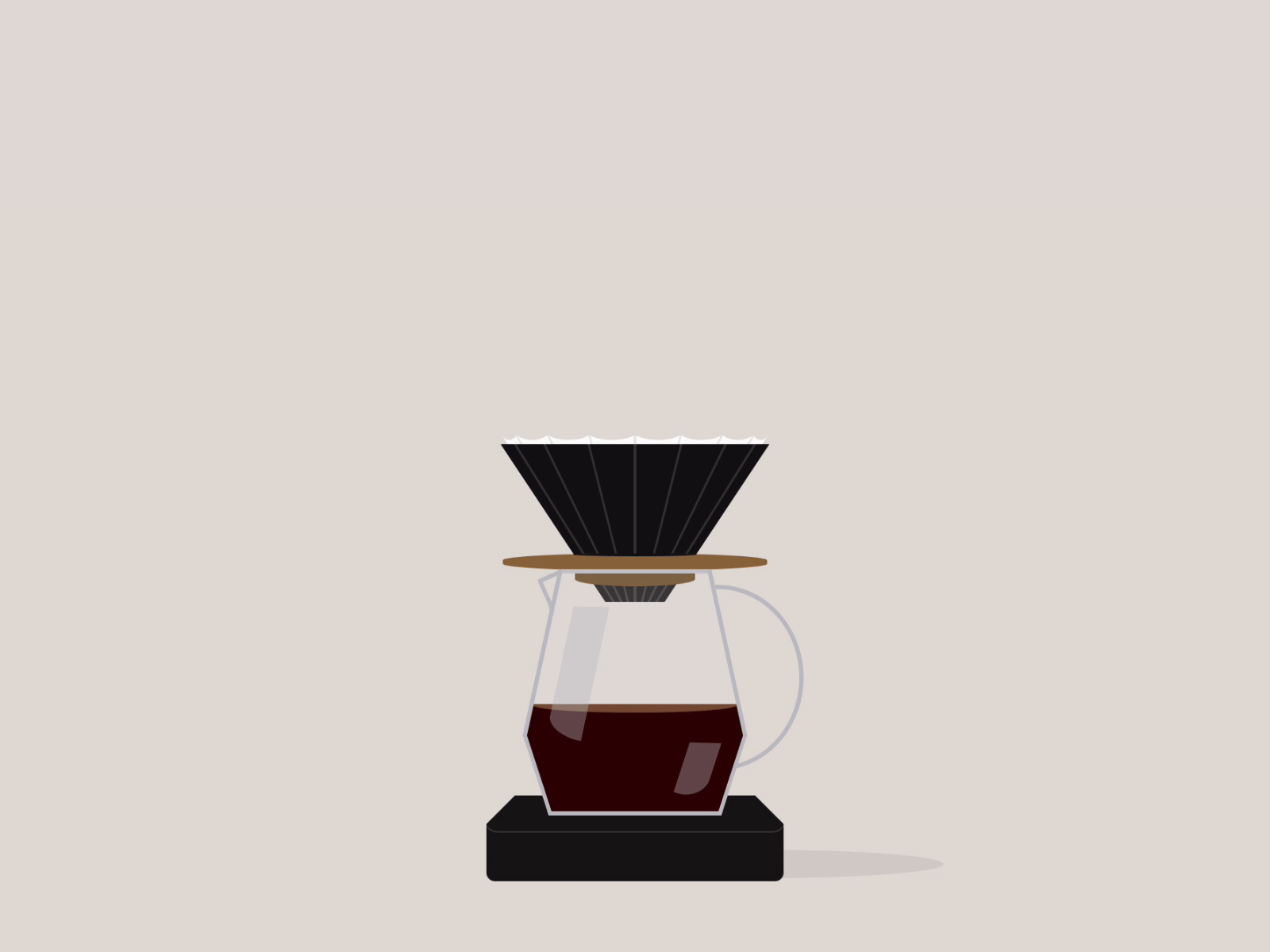 Origami Dripper • Pure CSS checkbox checkbox codepen coffee css micro interactions pour over