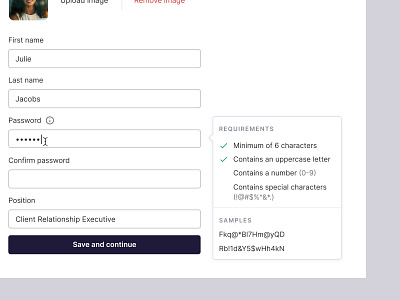 Password validation • Form form micro-interactions product-design