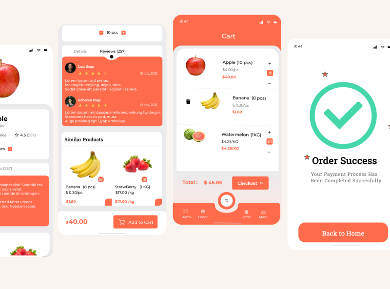 Online Food Delivery App by Ayobami Ibrahim on Dribbble