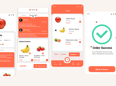 Online Food Delivery App design mobile app online shopping ui ux