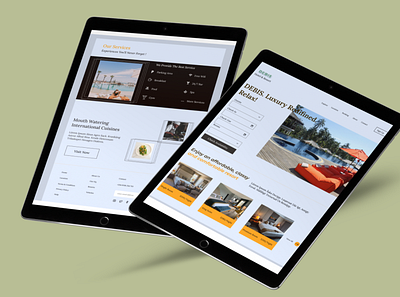 Debis Hotel and Resort- Web Design design explore hotels mobile app ux