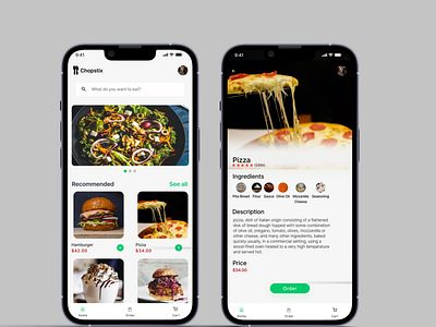 Food App Mobile Design