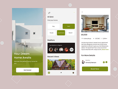 Real Estate App UI