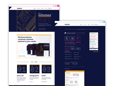 Noctua - Website Concept branding logo typography ux web website