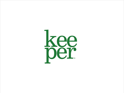 keeper Logo Design font graphicdesign idenitity logo logotype serif typogaphy wordmark