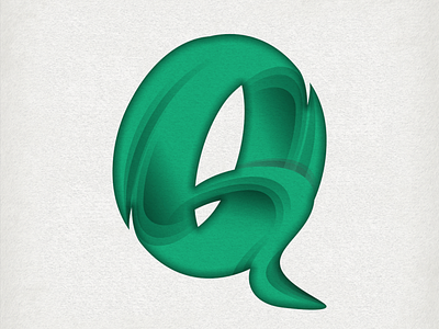 "Q" From last year's experimental typography...