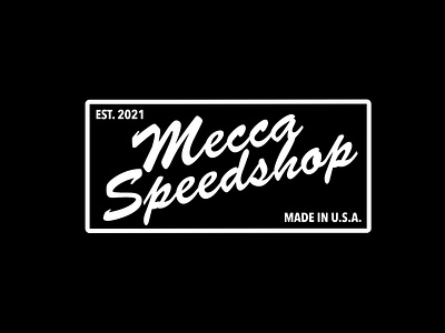 Mecca Speedshop Patch Design