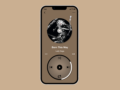 UI Challenge - Music Player Design branding graphic design ui