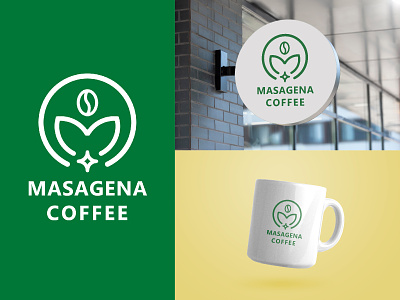 MASAGENA COFFEE LOGO DESIGN branding graphic design logo