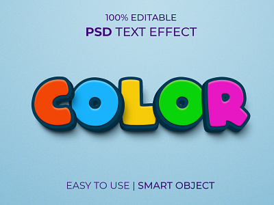 Color Text Effect 3d text color text effect font style text effect text style
