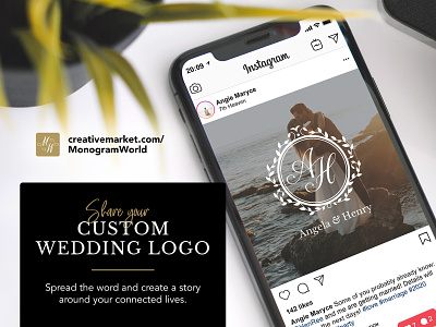 Your custom wedding logo – also for online use calligraphy calligraphy monogram crest customizable wedding monogram editable monogram elegant floral individual initials initials monogram monogram custom letters personal wedding monogram script traditional wedding wedding logo wedding monogram wedding monogram template