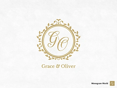 Wedding Monogram GO calligraphy calligraphy monogram crest customizable wedding monogram editable monogram elegant floral illustrator individual initials initials monogram monogram custom letters personal wedding monogram script traditional typography wedding wedding logo wedding monogram wedding monogram template