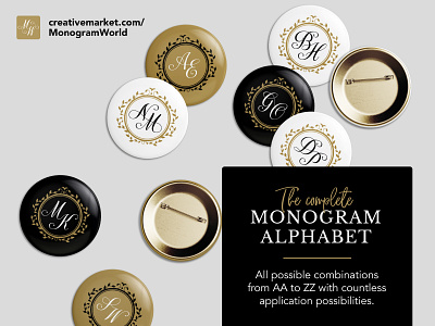 The complete alphabet as monograms